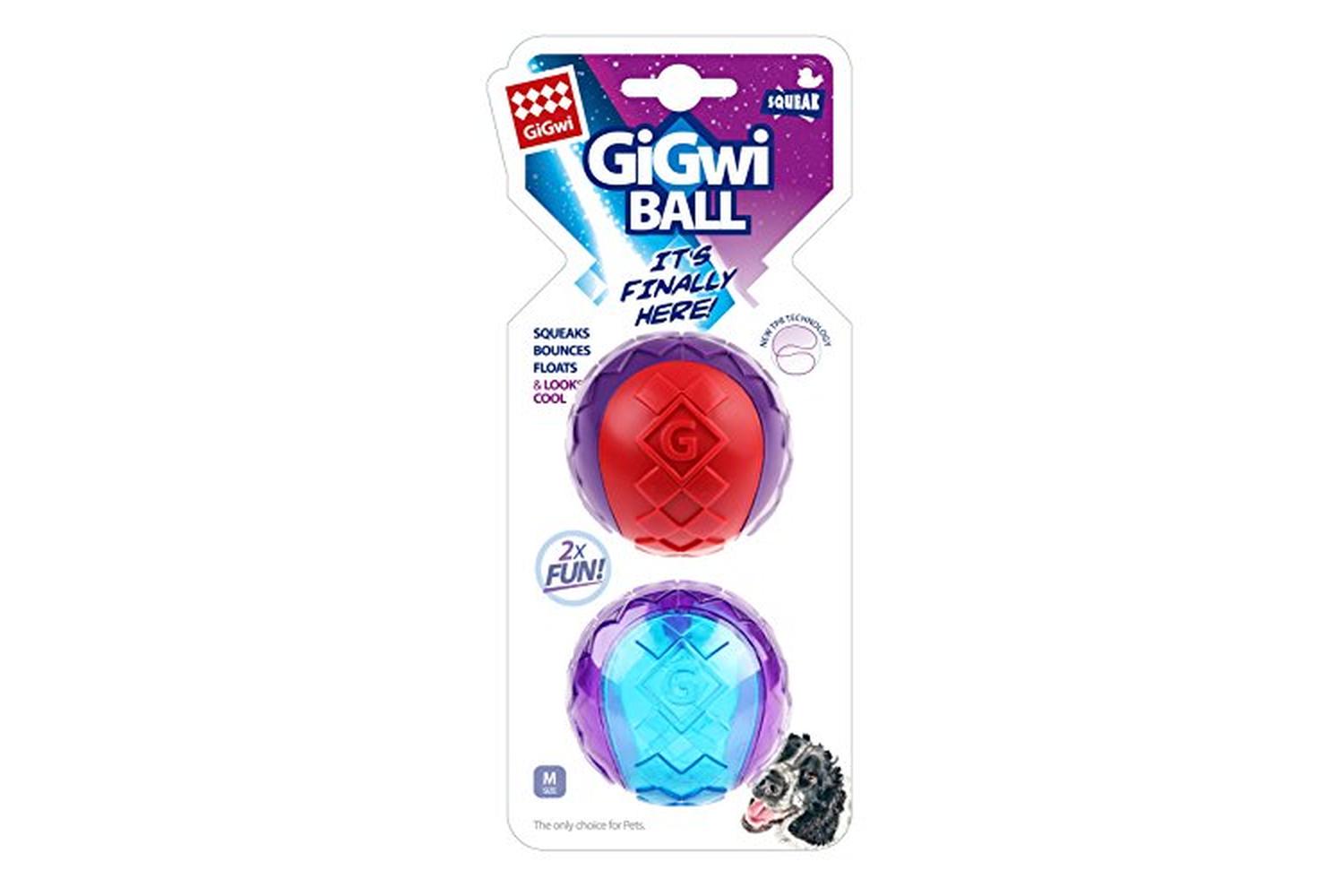 Gigwi Pei-265928 - Gigwi Ball' With Squeaker M 2pk-2