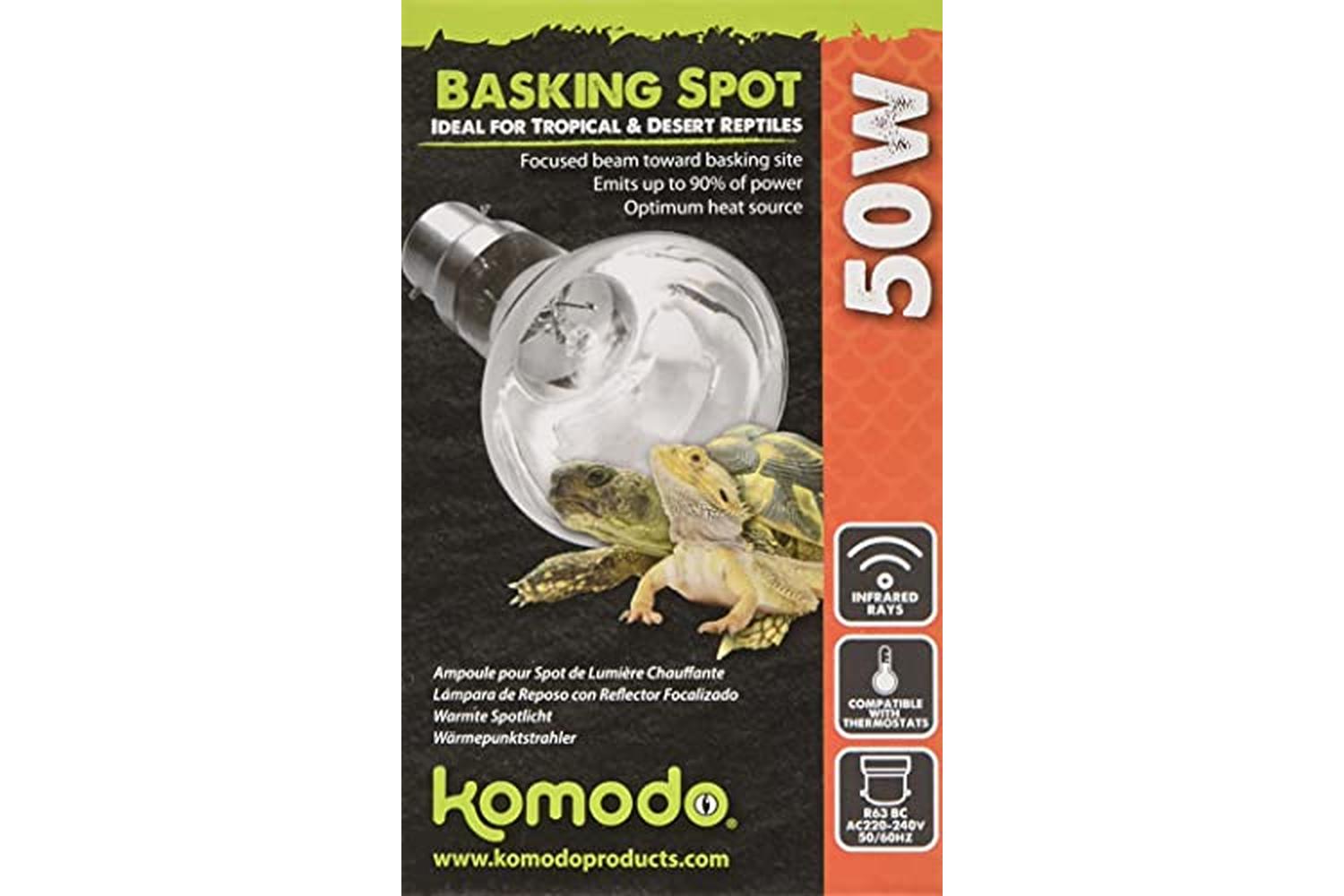 Komodo Pei-54809 - Komodo Basking Spotbulb Bc50w-2