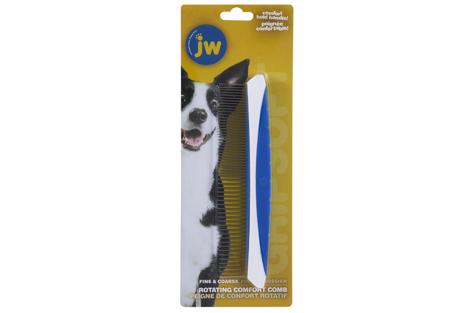 Jw Pei-36752 - Jw Gripsoft Rotating Comfort Comb Fine/coarse
