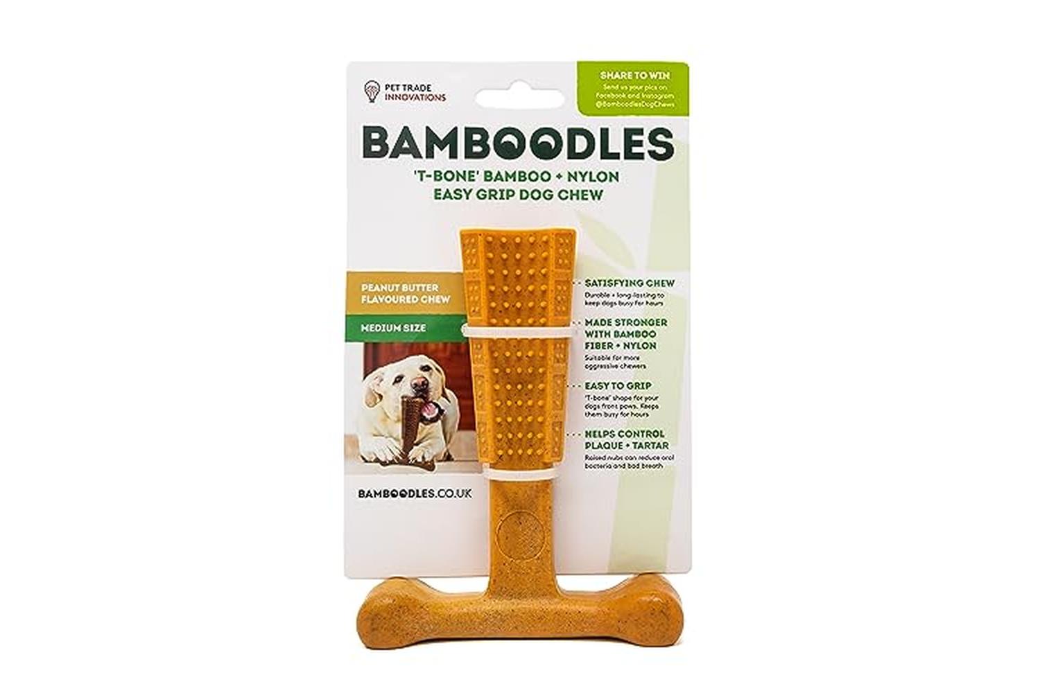 Bamboodles Pei-266435 - Bamboodles T-bone Chew Toy For Dogs