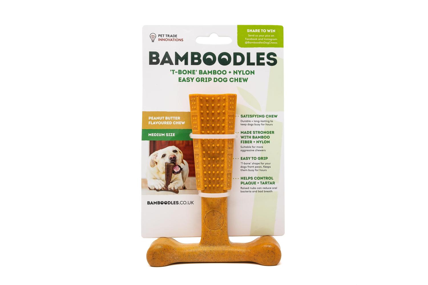 Bamboodles Pei-266435 - Bamboodles T-bone Chew Toy For Dogs-3