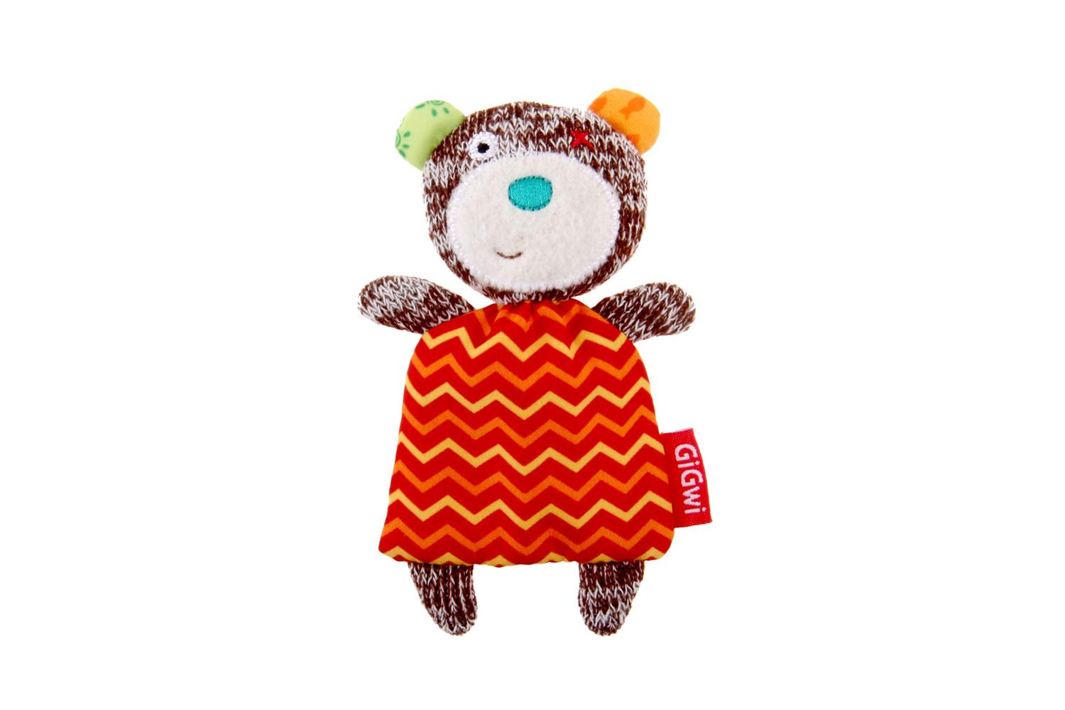 Gigwi Pei-266325 - Gigwi Refillable Bear Ziplock Cat Toy Wit