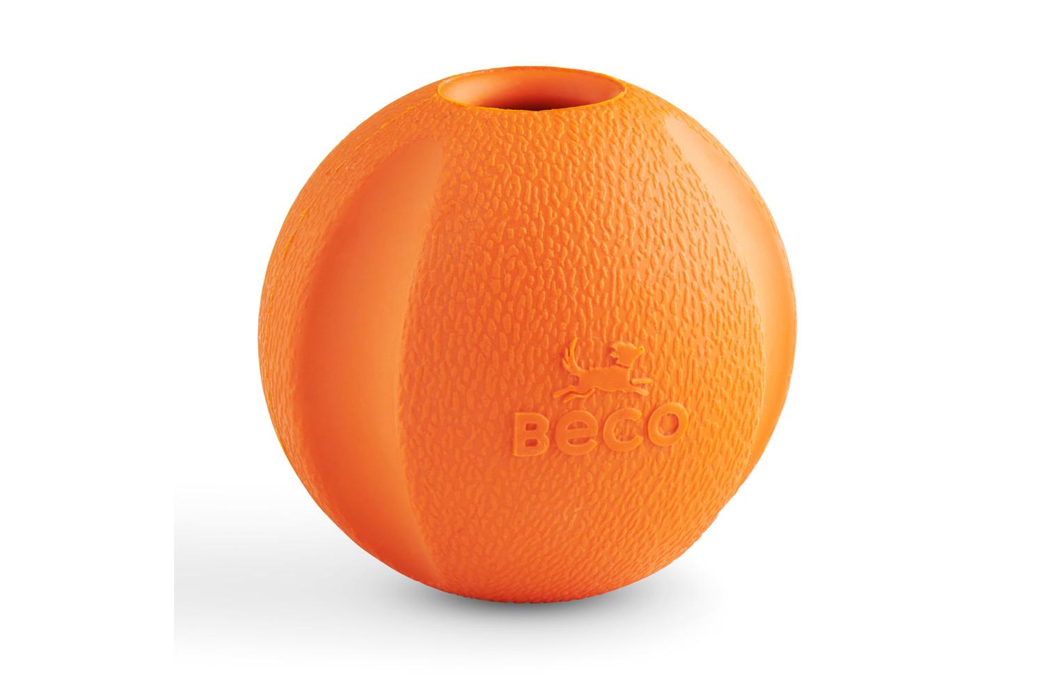 Beco Pei-269851 - Beco Natural Rubber Fetch Ball Orange-3