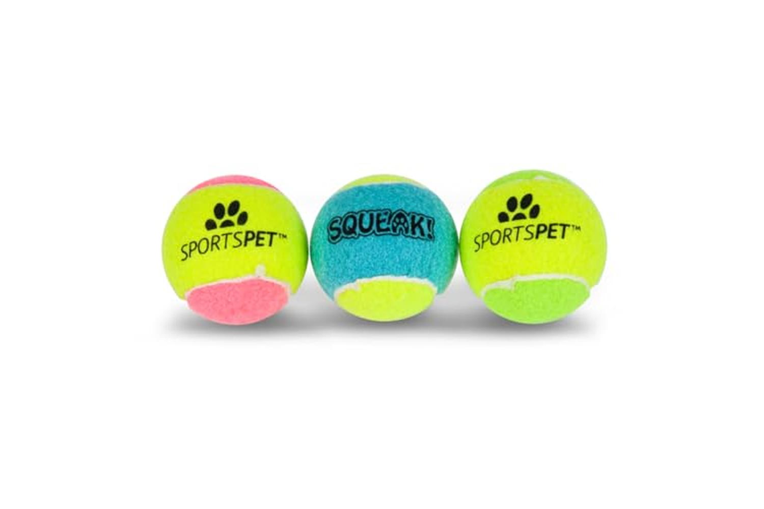 Sportspet Pei-39723 - Sportspet Tennis Ball Medium 3 Pack Wi-2