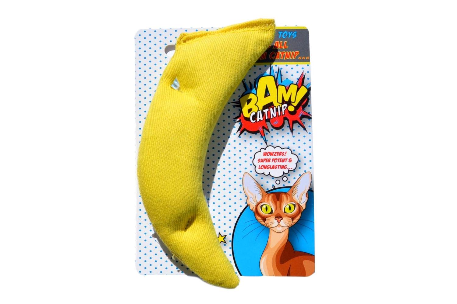 Bam Pei-34658 - Bam Catnip Banana Cat Toy