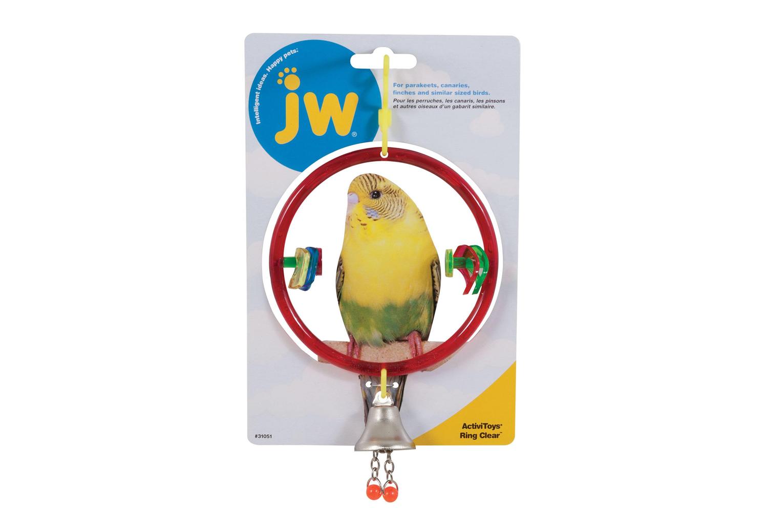 Jw Pei-41821 - Jw Bird Toy Ring Clear