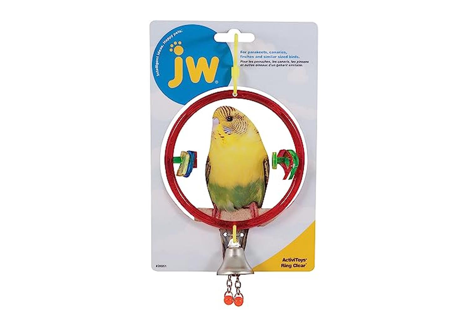 Jw Pei-41821 - Jw Bird Toy Ring Clear-2