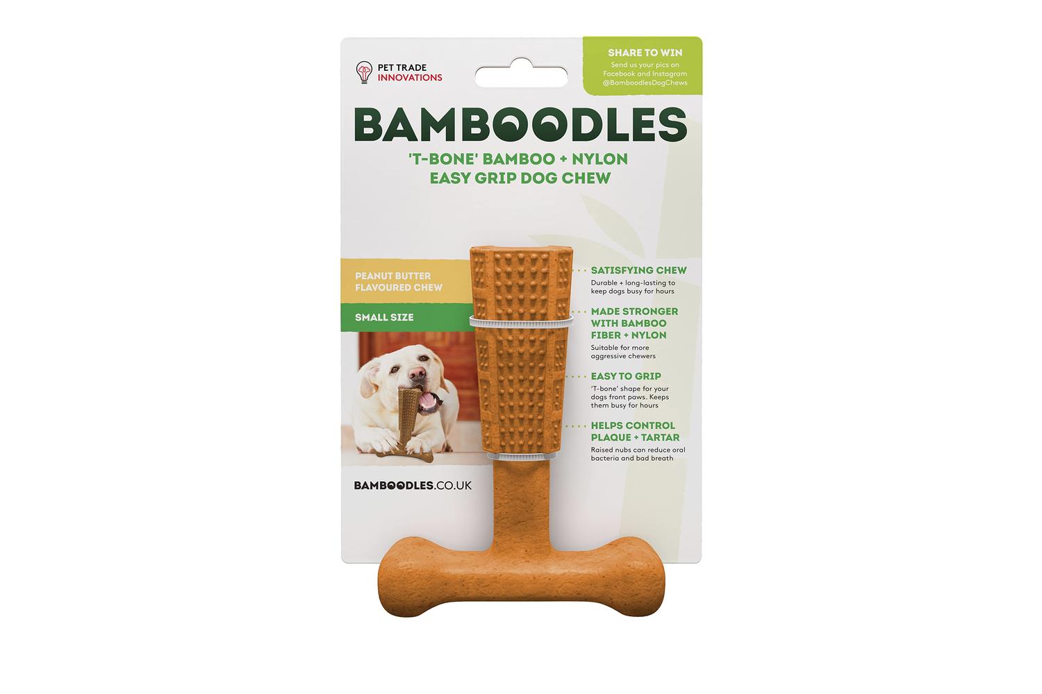 Bamboodles Pei-266434 - Bamboodles T-bone Chew Toy For Dogs