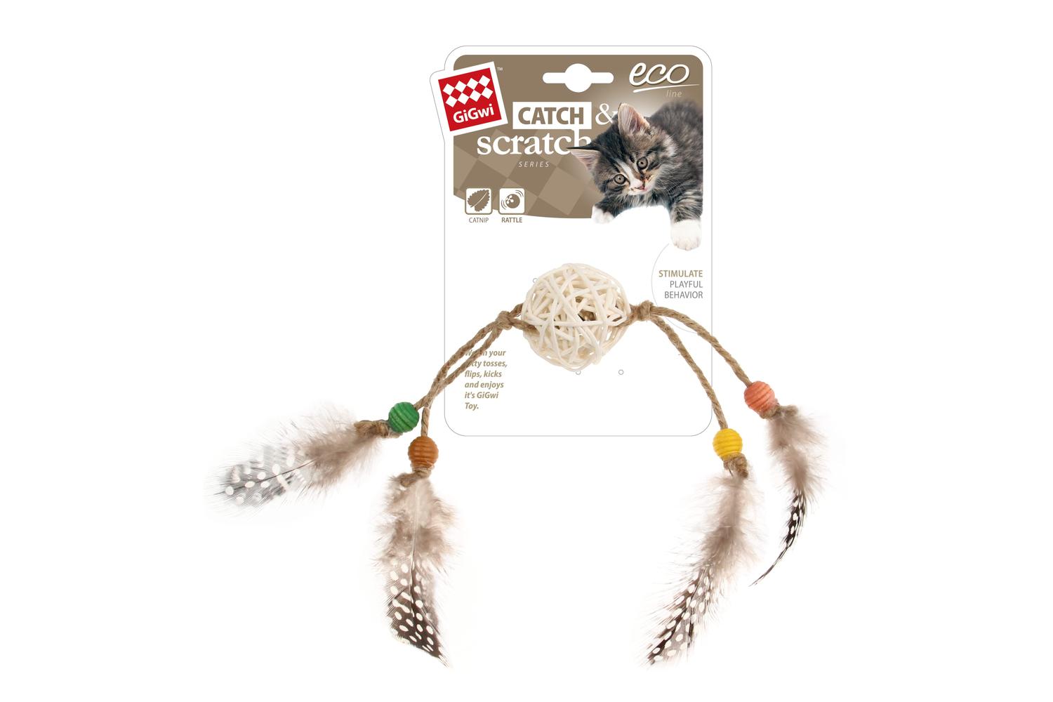 Gigwi Pei-266316 - Gigwi Eco Catch And Scratch Cat Toy With