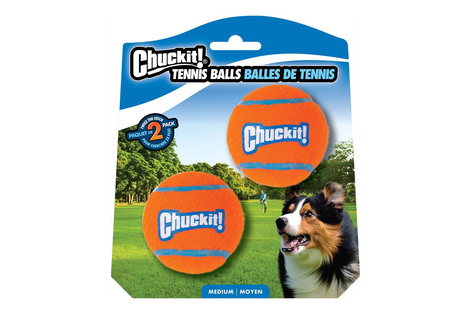 Chuckit! Pei-39539 - Chuckit! Tennis Ball 2 Pack Medium 6.5c