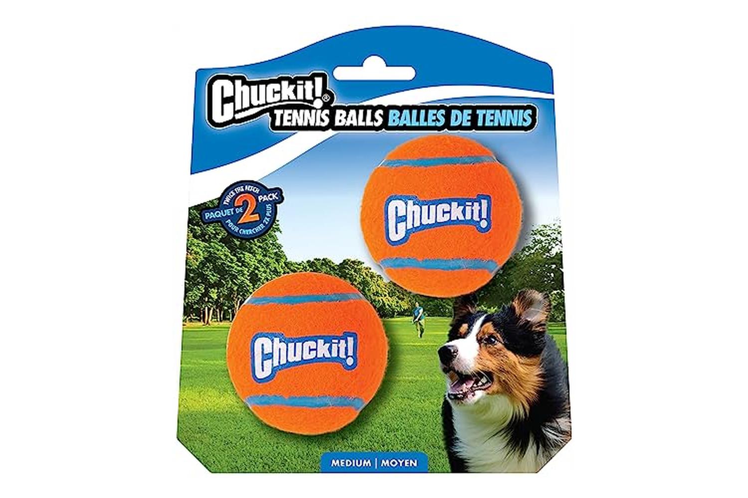 Chuckit! Pei-39539 - Chuckit! Tennis Ball 2 Pack Medium 6.5c-2