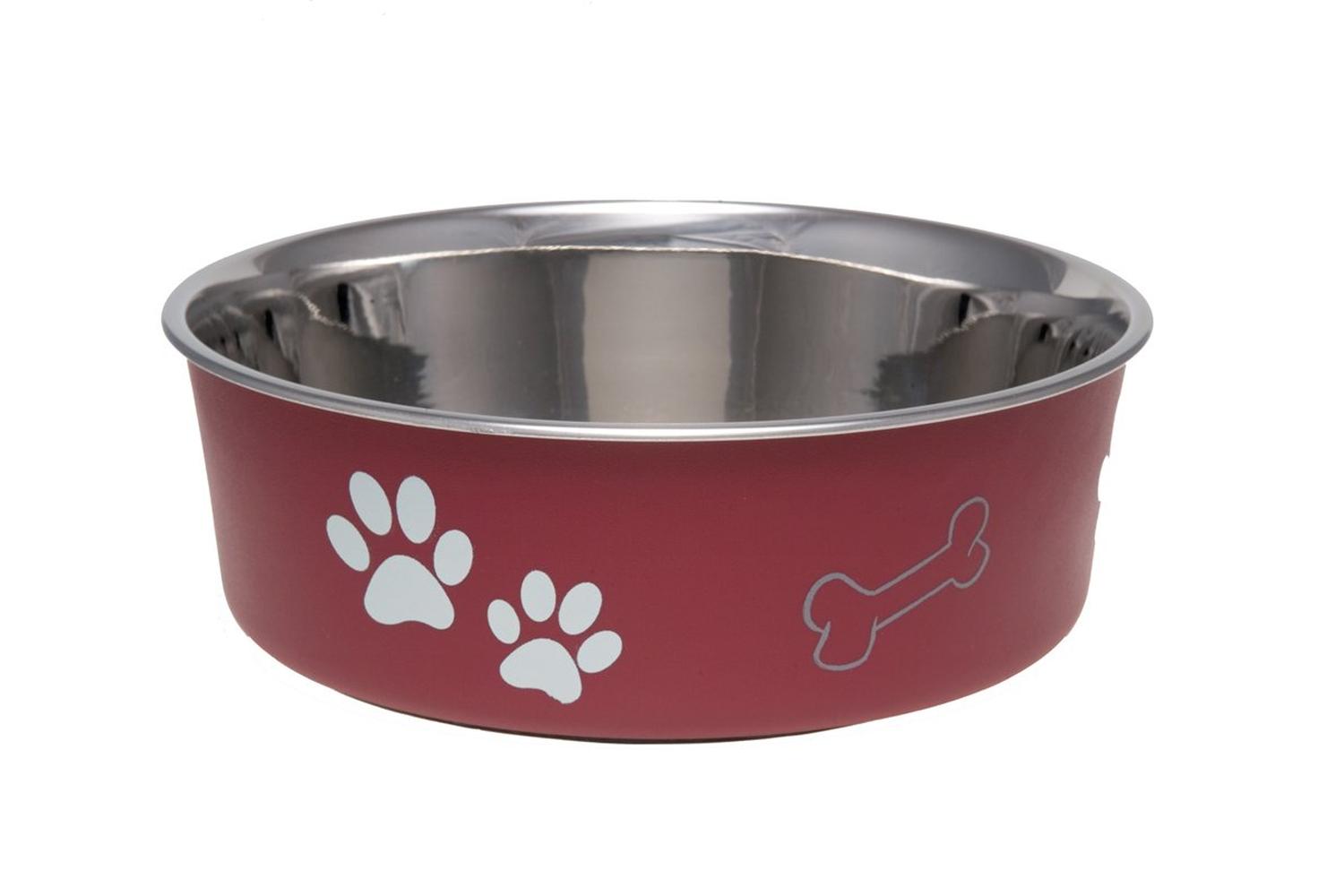Loving Pets Pei-264791 - Bella Bowls Medium Merlot