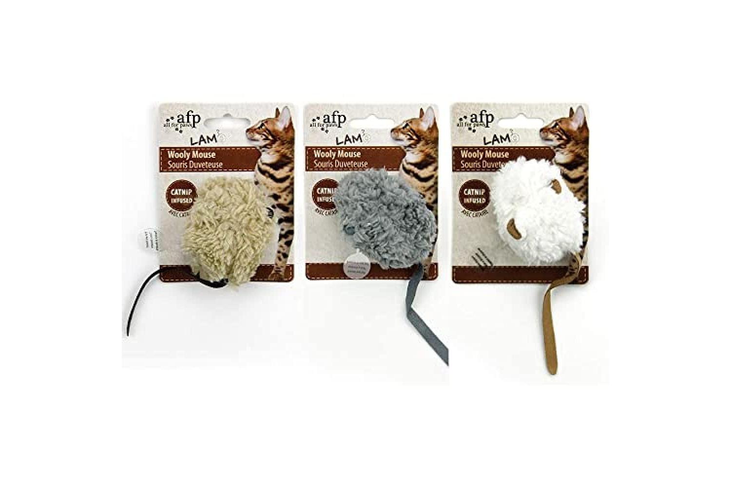 All For Paws Pei-30792 - All For Paws Lamb Wooly Mouse Mixed