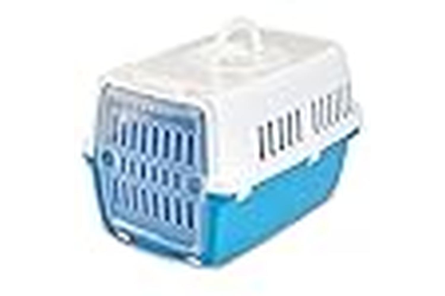 Savic Pei-37661 - Savic Zephos 1 Plast Pet Carrier Wh/blu 48-3
