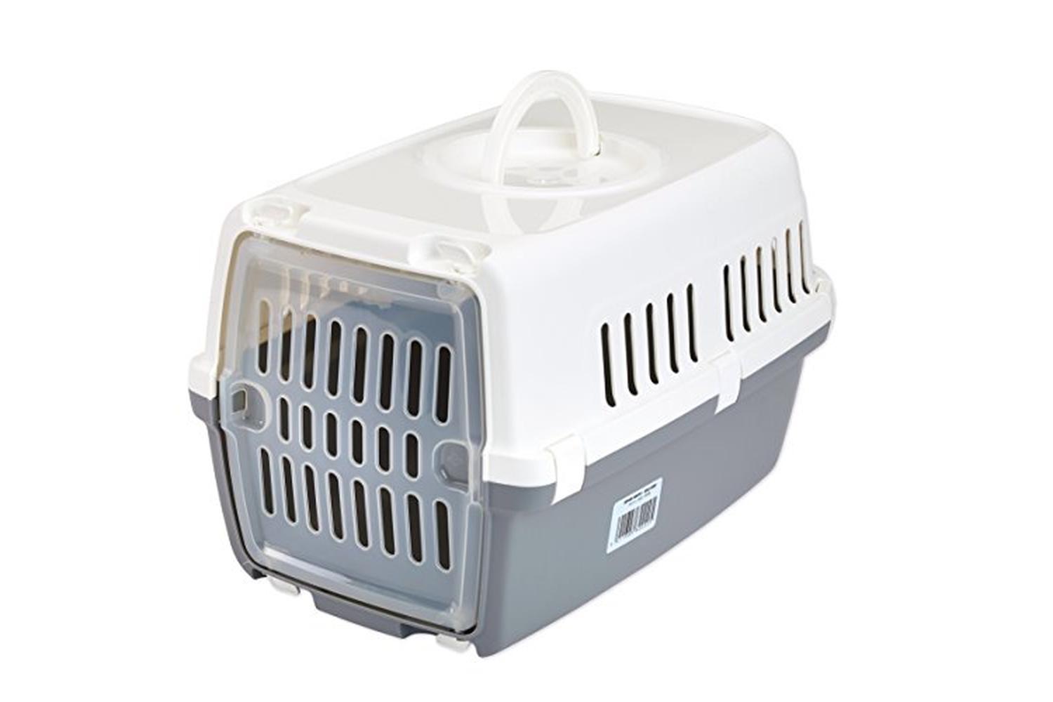 Savic Pei-37660 - Savic Zephos 1 Plast Pet Carrier Wh/gry 48-2