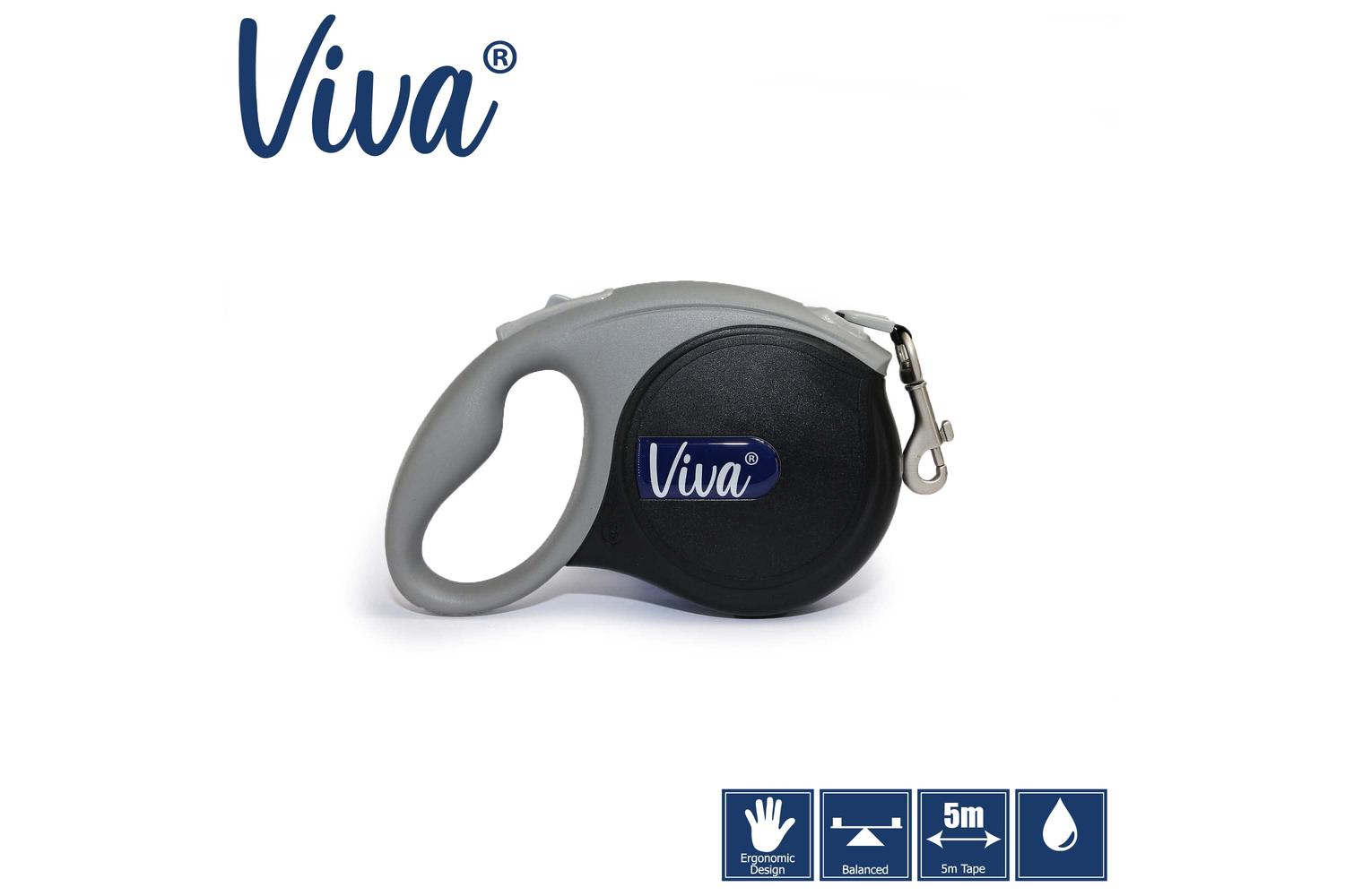 Ancol Bp-86658 - An Viva Ext Lead Blk Lge - 5m-2