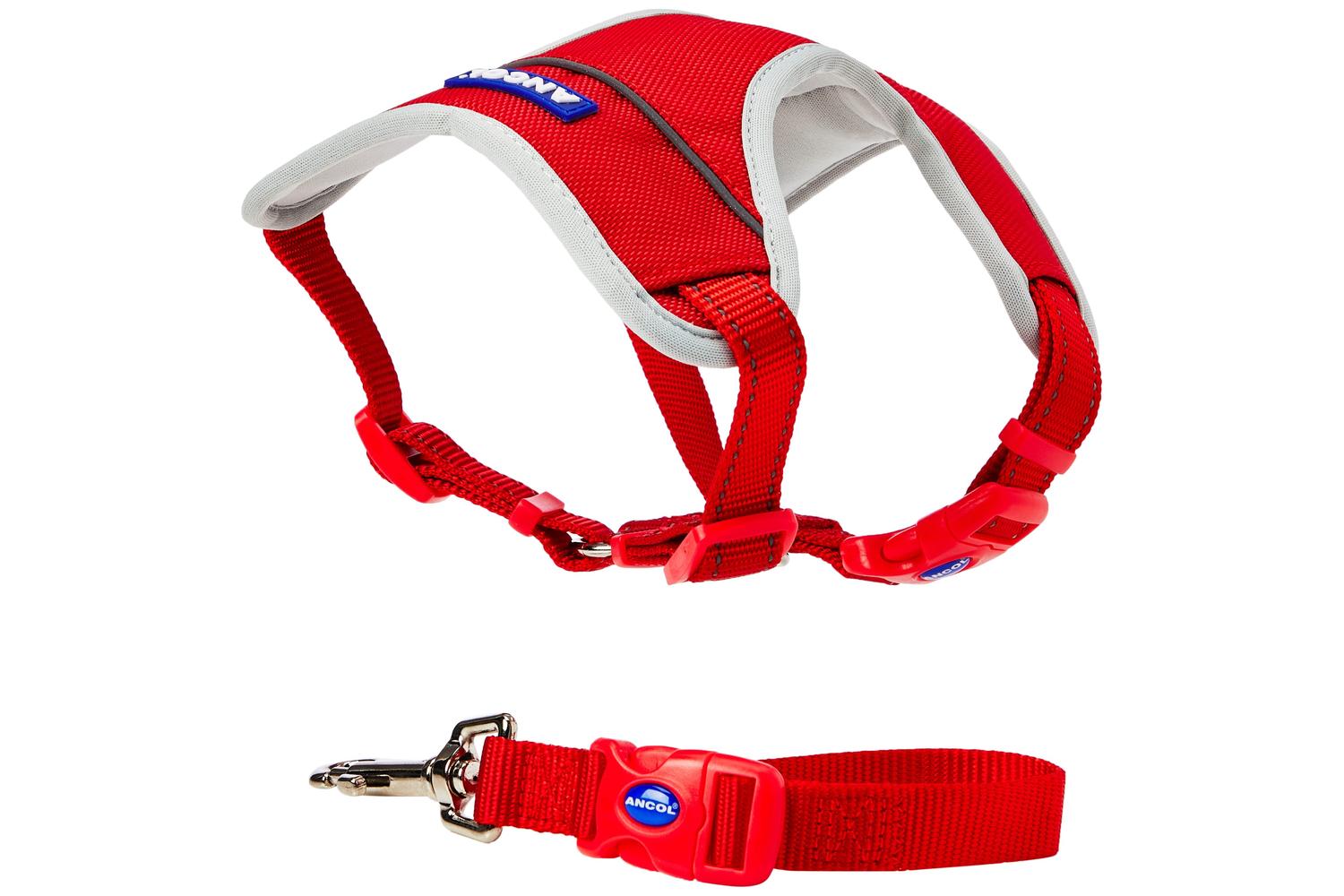 Ancol Bp-380788 - An Travel Harness Red - Sml 37-58c