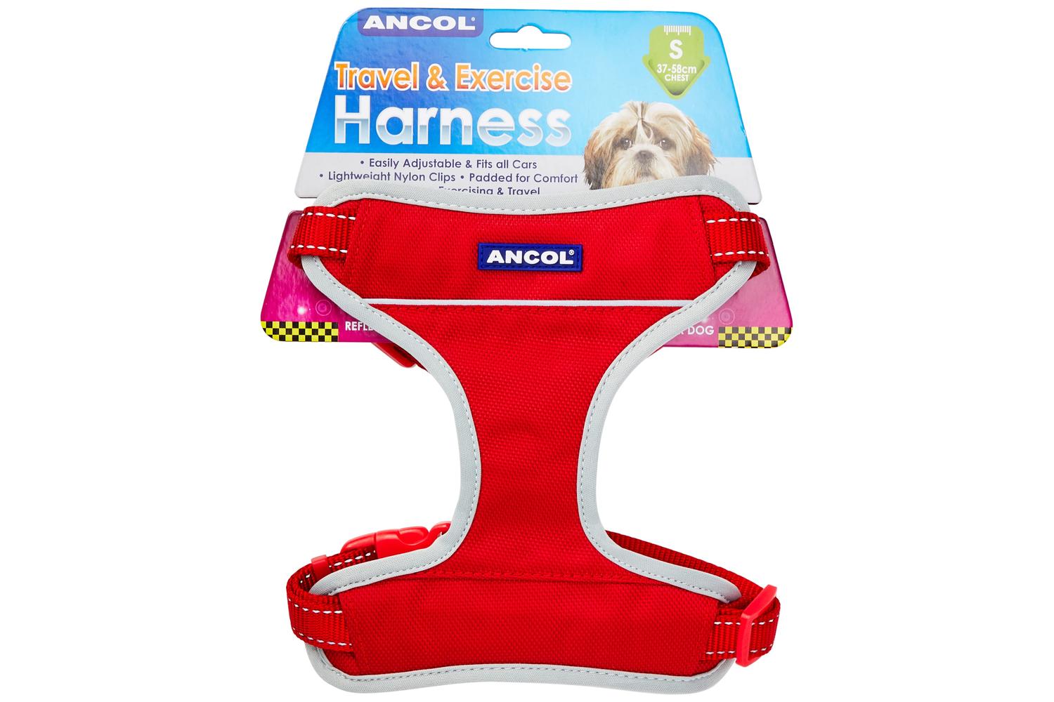 Ancol Bp-380788 - An Travel Harness Red - Sml 37-58c-2