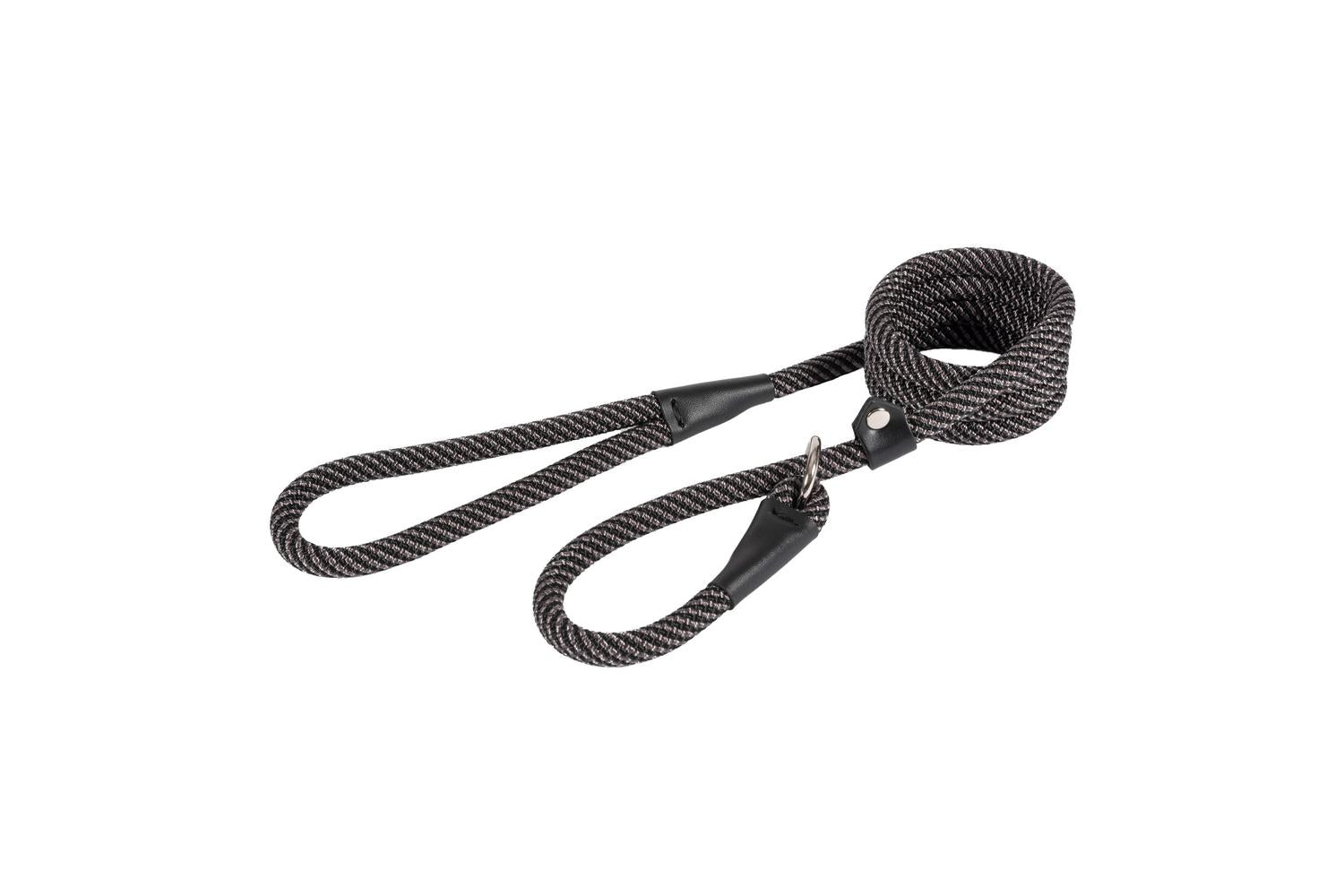 Ancol Bp-629003 - An Rope Lead Black/grey - 1.5mx12mm