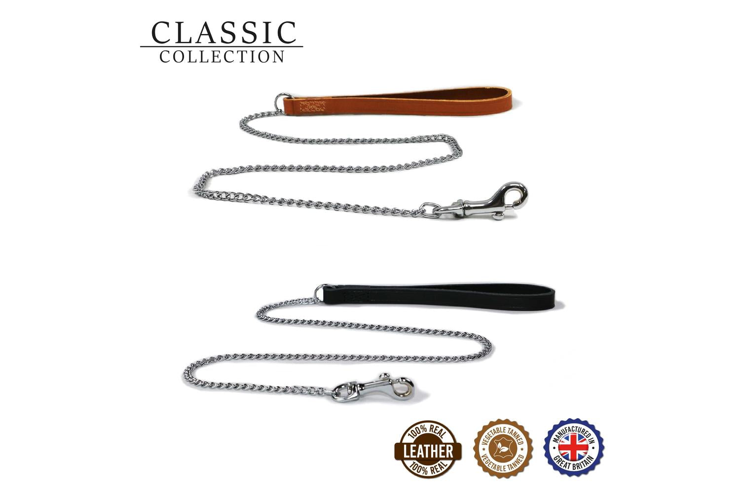 Ancol Bp-893239 - An Chain Lead Xheavy Tan 75-80cm-2
