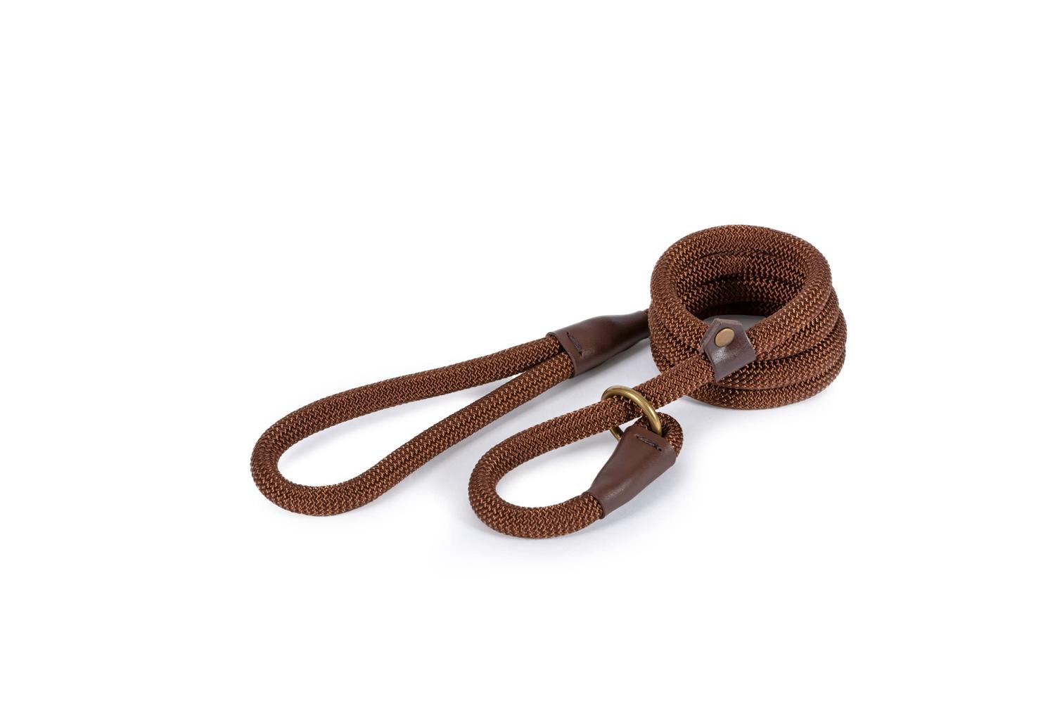 Ancol Bp-629025 - An Luxury Slip Lead Brwn 1.5mx12mm