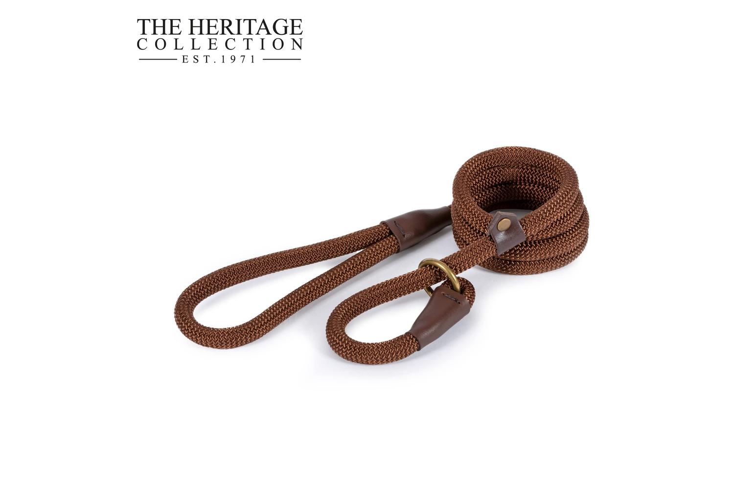 Ancol Bp-629025 - An Luxury Slip Lead Brwn 1.5mx12mm-3