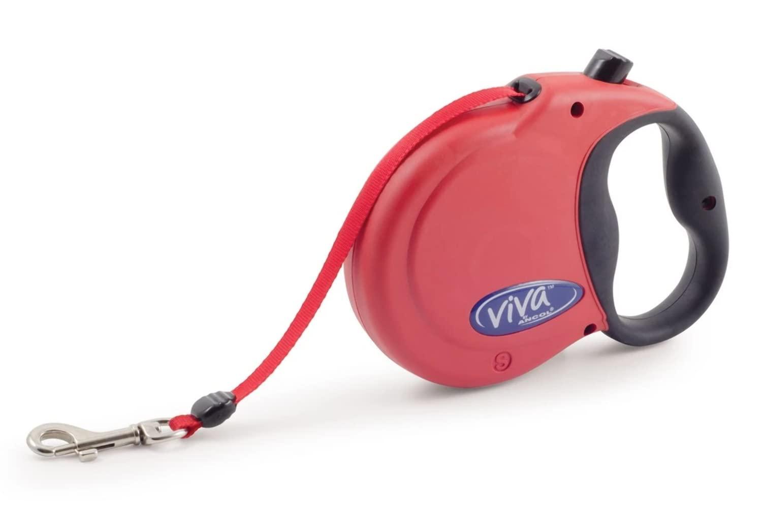 Ancol Bp-86725 - An Viva Ext Lead Red Sml - 5m