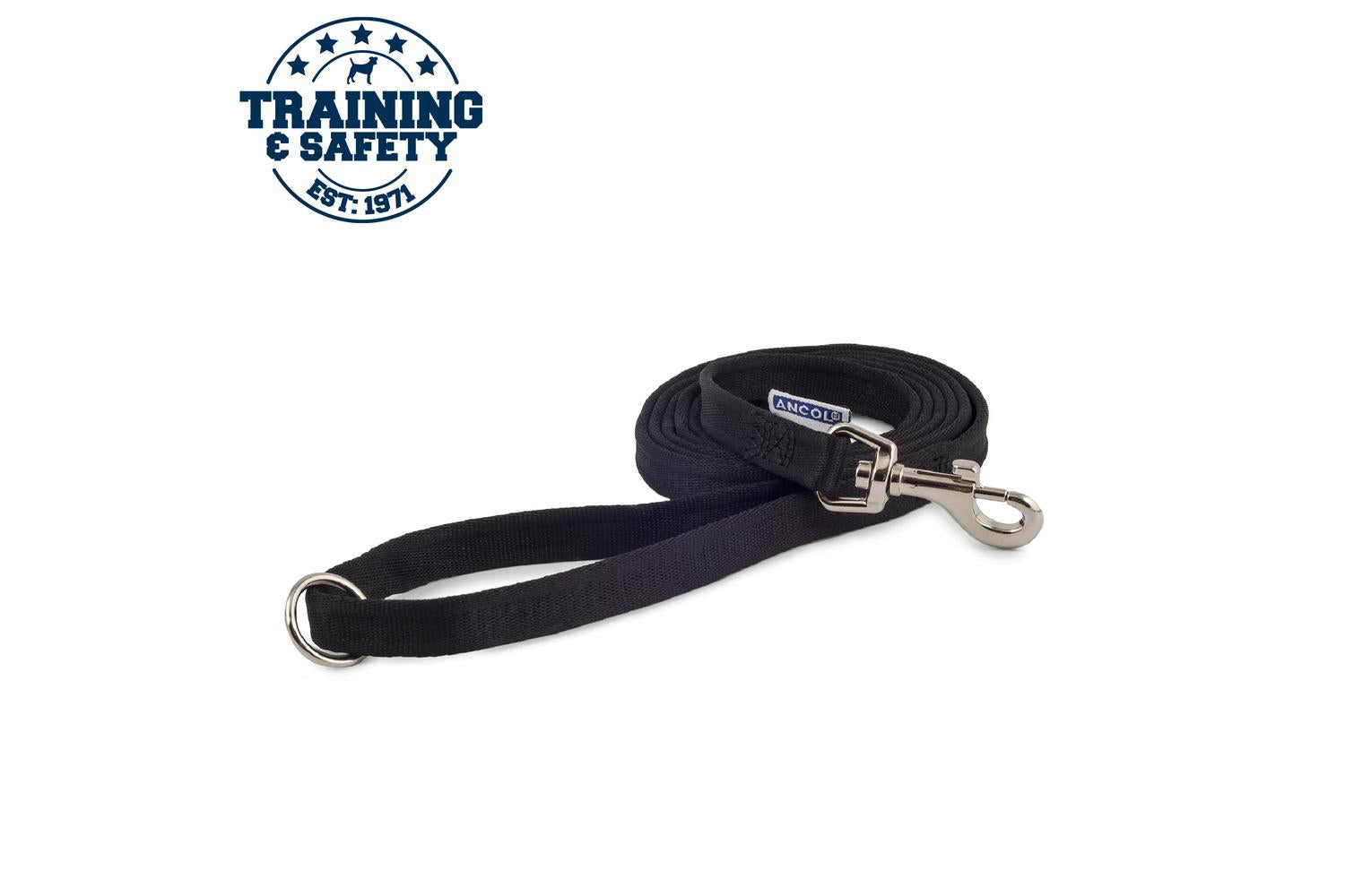 Ancol Bp-551364 - An Nylon Train Lead Blk 2.5cmx8m-2