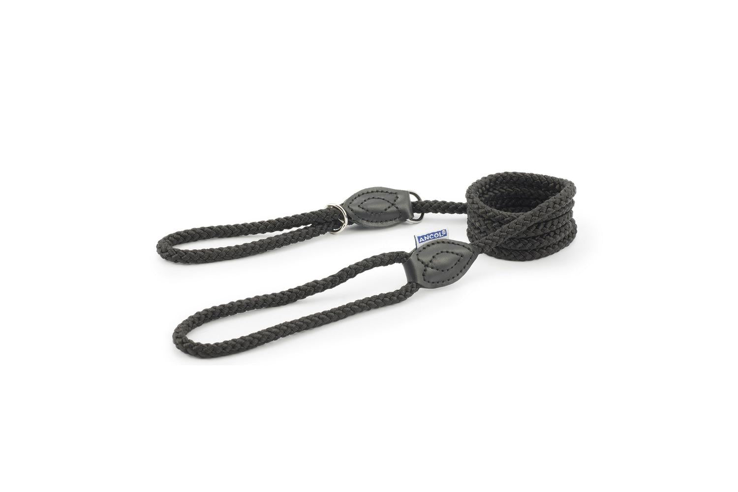 Ancol Bp-365257 - An Slip&control Lead Blk - 1.2x150cm