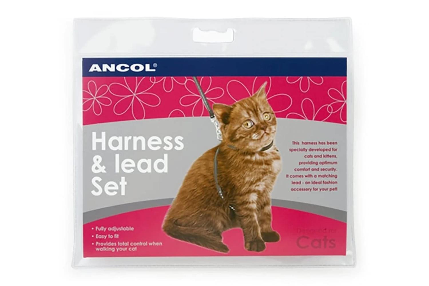 Ancol Bp-589969 - An Refl Cat Harness Red Sgl-2