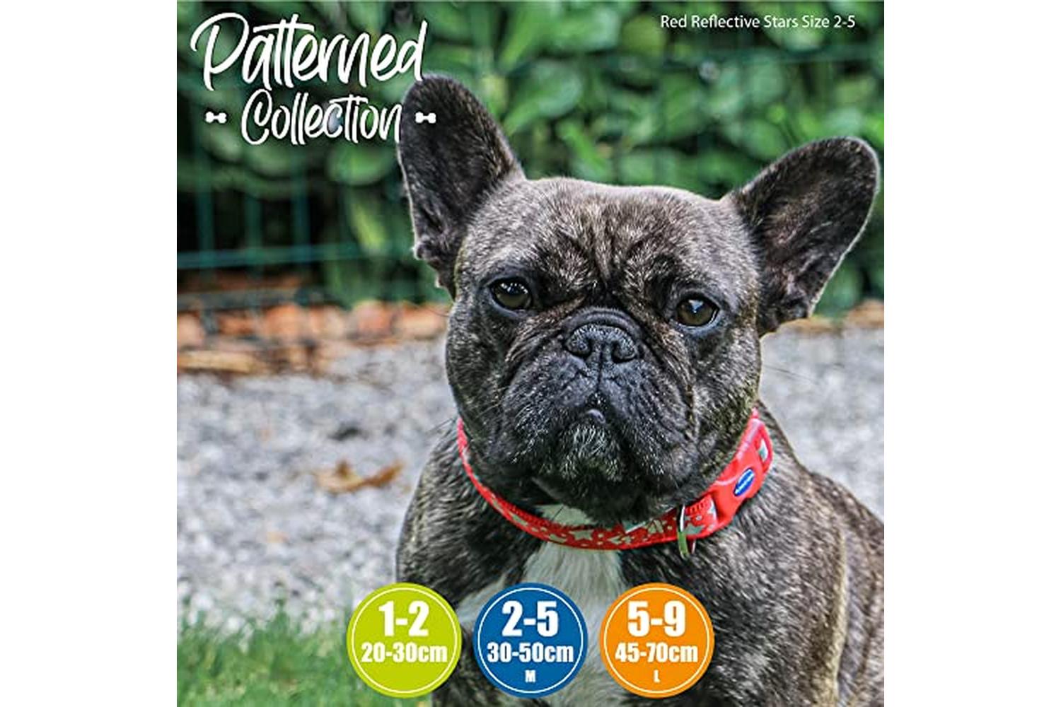 Ancol Bp-567372 - An Adj Collar Stars Red 30-50cm-3