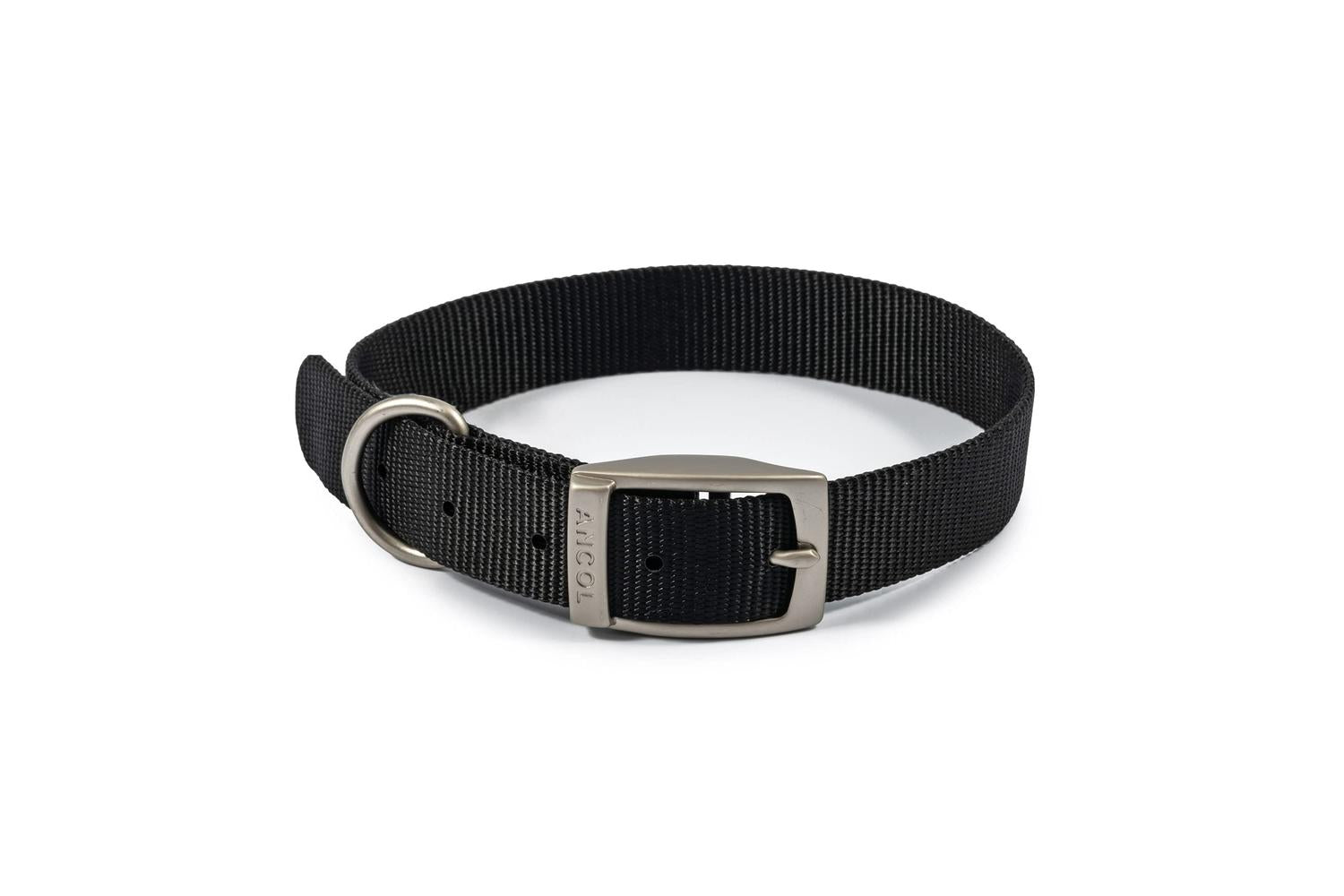 Ancol Bp-874502 - An Nylon Dog Collar Blk 39-48cm Size 5