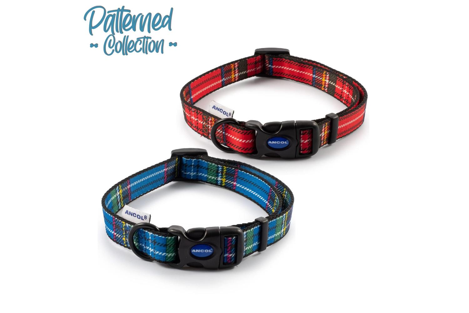 Ancol Bp-755968 - An Adj Coll Tartan Red Med 30-50cm-3