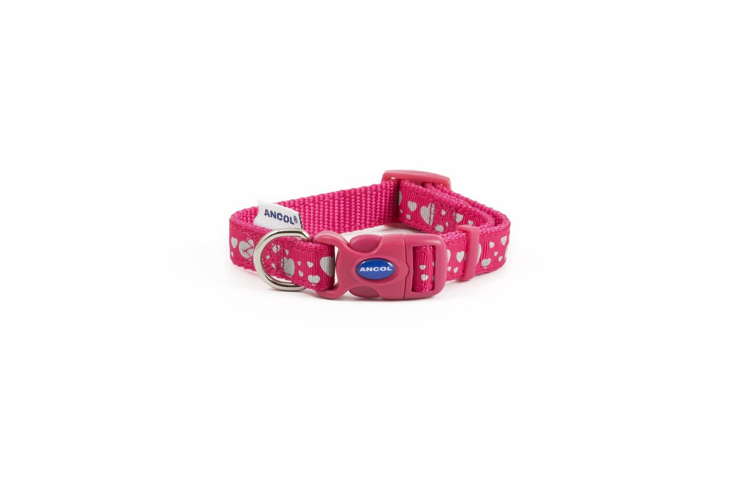 Ancol Bp-629036 - An Collar Pink Hearts - 20-30cm