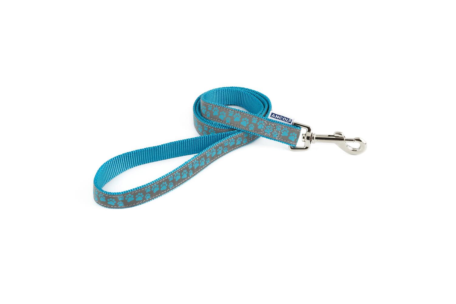 Ancol Bp-584014 - An Refl Lead Paw Blue - 100-1.9cm
