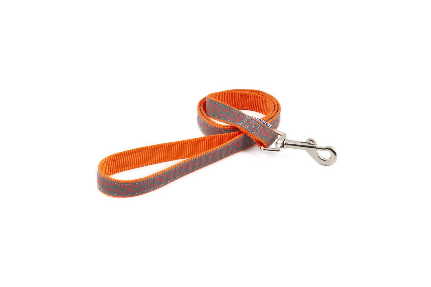 Ancol Bp-584025 - An Refl Lead Bone Orange - 100-1.9cm