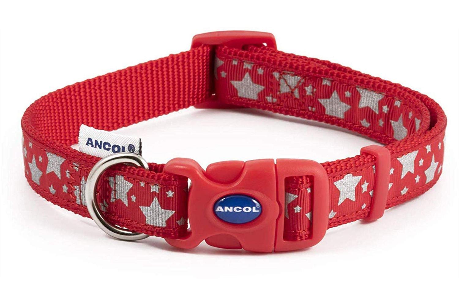 Ancol Bp-567392 - An Adj Collar Stars Red - 45-70cm