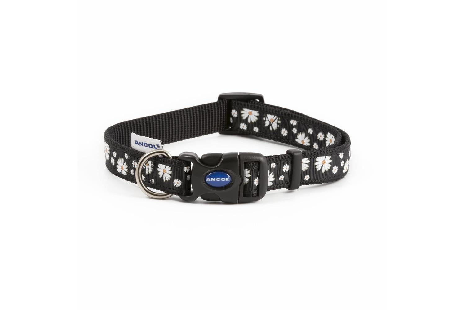 Ancol Bp-647804 - An Collar Daisy Black - 20-30cm