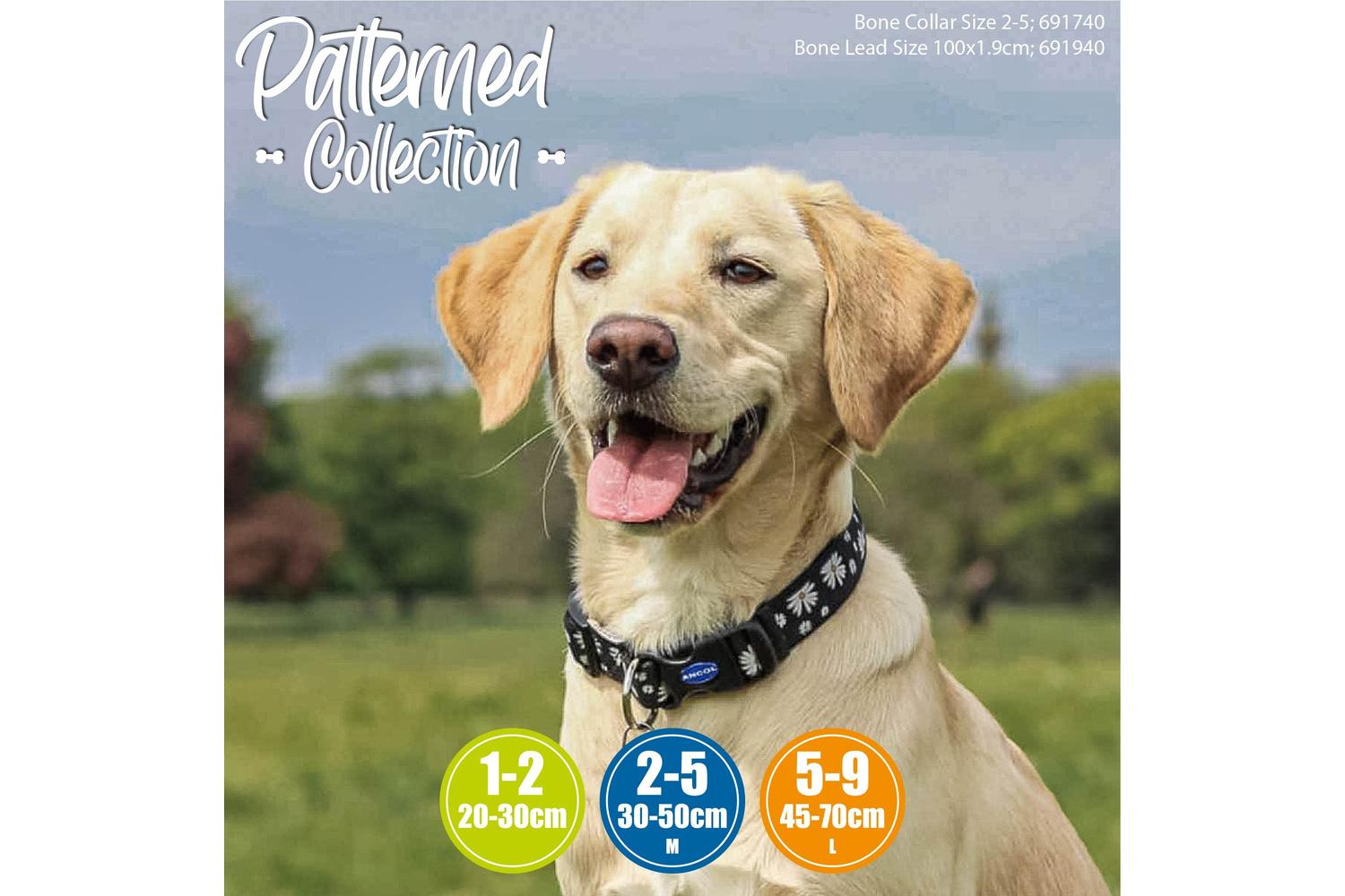 Ancol Bp-647804 - An Collar Daisy Black - 20-30cm-2