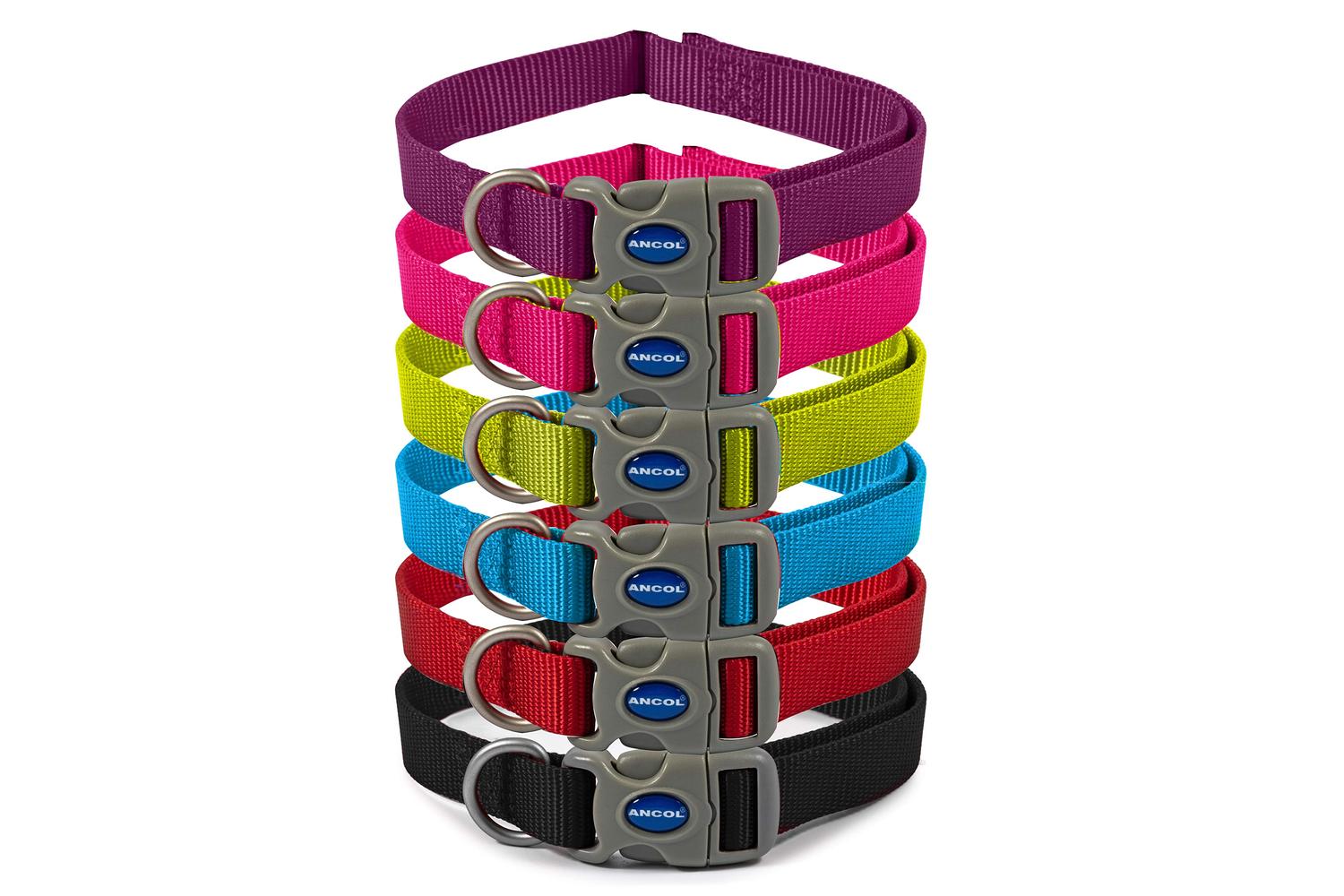 Ancol Bp-800153 - An Nylon Dog Collar Red 28-36cm Size 3-2