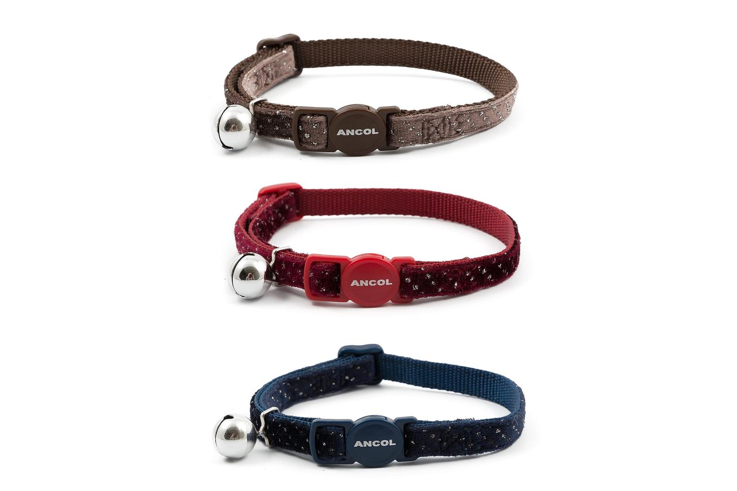 Ancol Bp-396200 - An Collar Cat Velvet Red 20-30cm-2