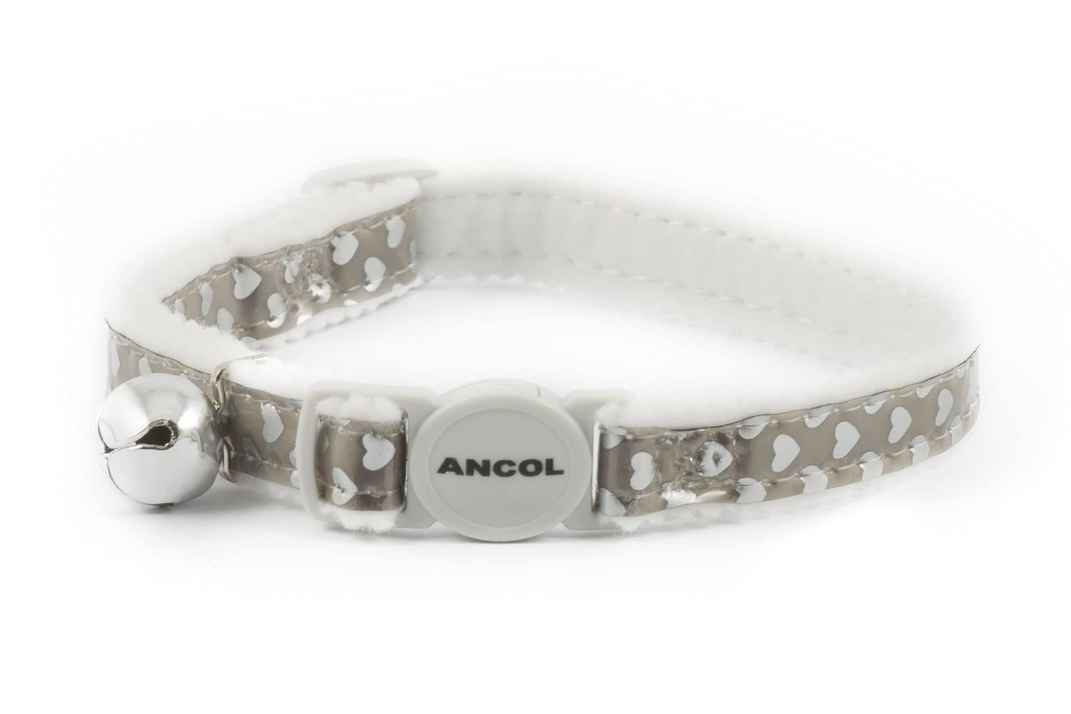 Ancol Bp-220643 - An Cat Col Heart Silver 20-30cm