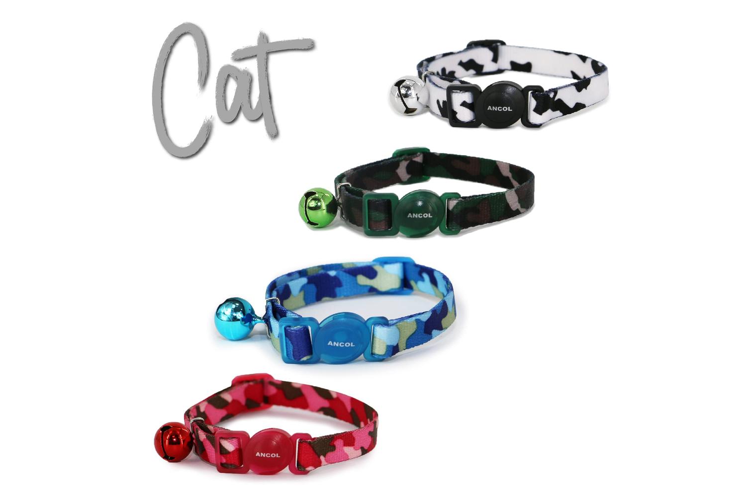Ancol Bp-242132 - An Cat Col Camo Black 20-30cm-2