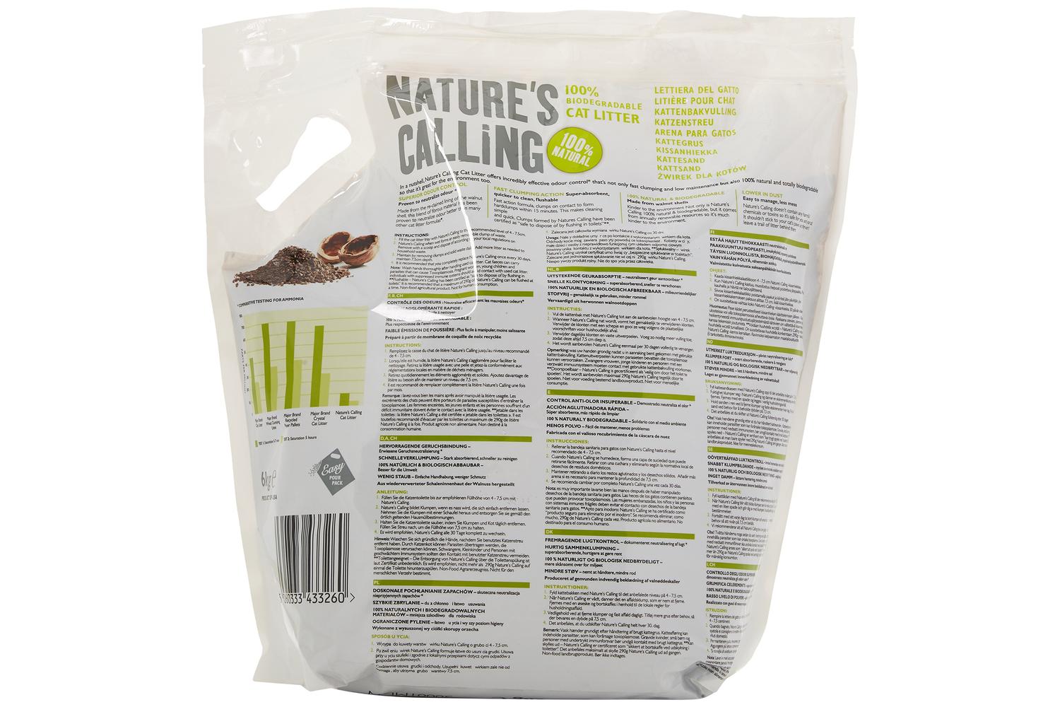 Applaws Bp-14848 - Nat/call 100% Bio Litter 6kg-2