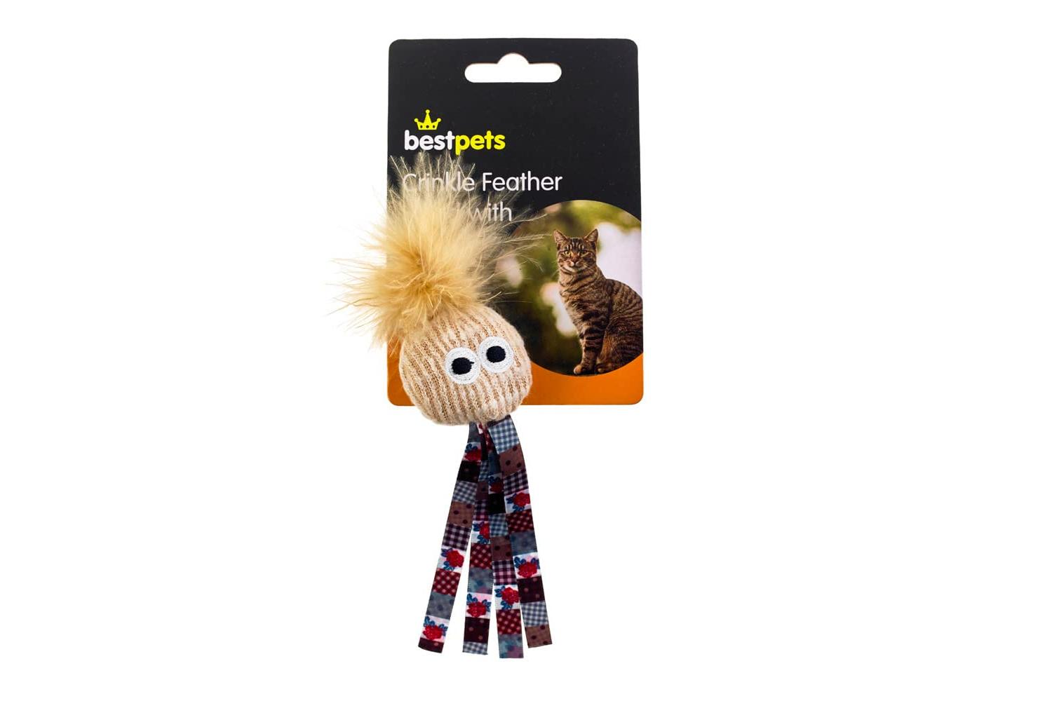 Bestpets Bp-761238 - Bp Crinkle Feather Head - Sgl