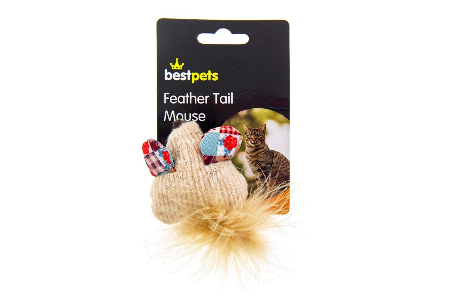 Bestpets Bp-761227 - Bp Feather Tail Mouse - Sgl