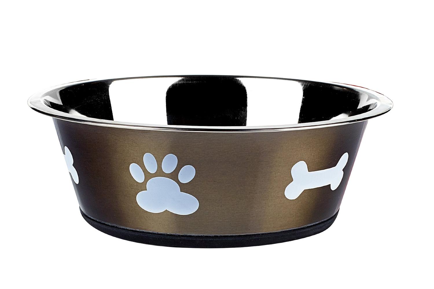Classic Bp-397775 - Posh Paws Ss Dog Dish 2.5ltr