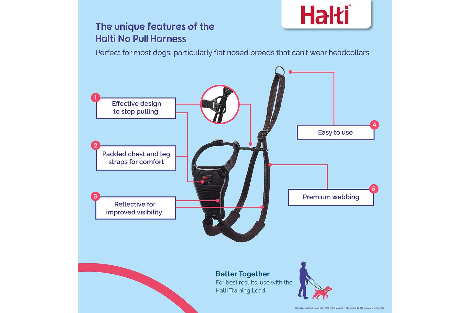 Company Of Animals Bp-610733 - Halti No Pull Harness Sml-2