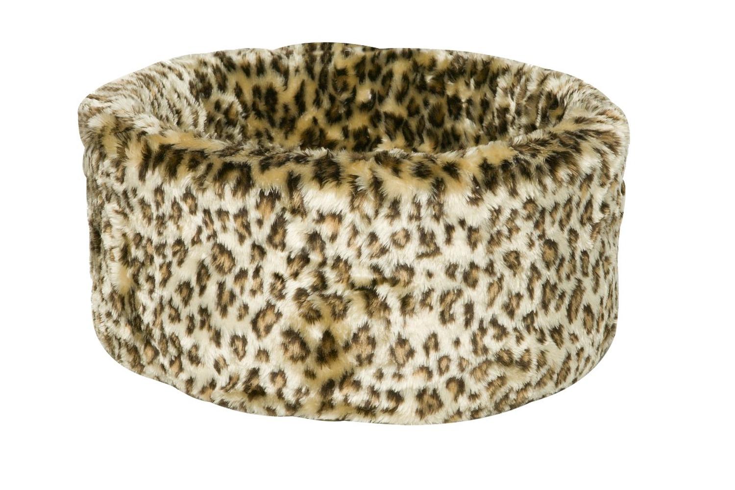 Danish Design Bp-71491 - Dd Cat Cosy Leopard Bed - Sml