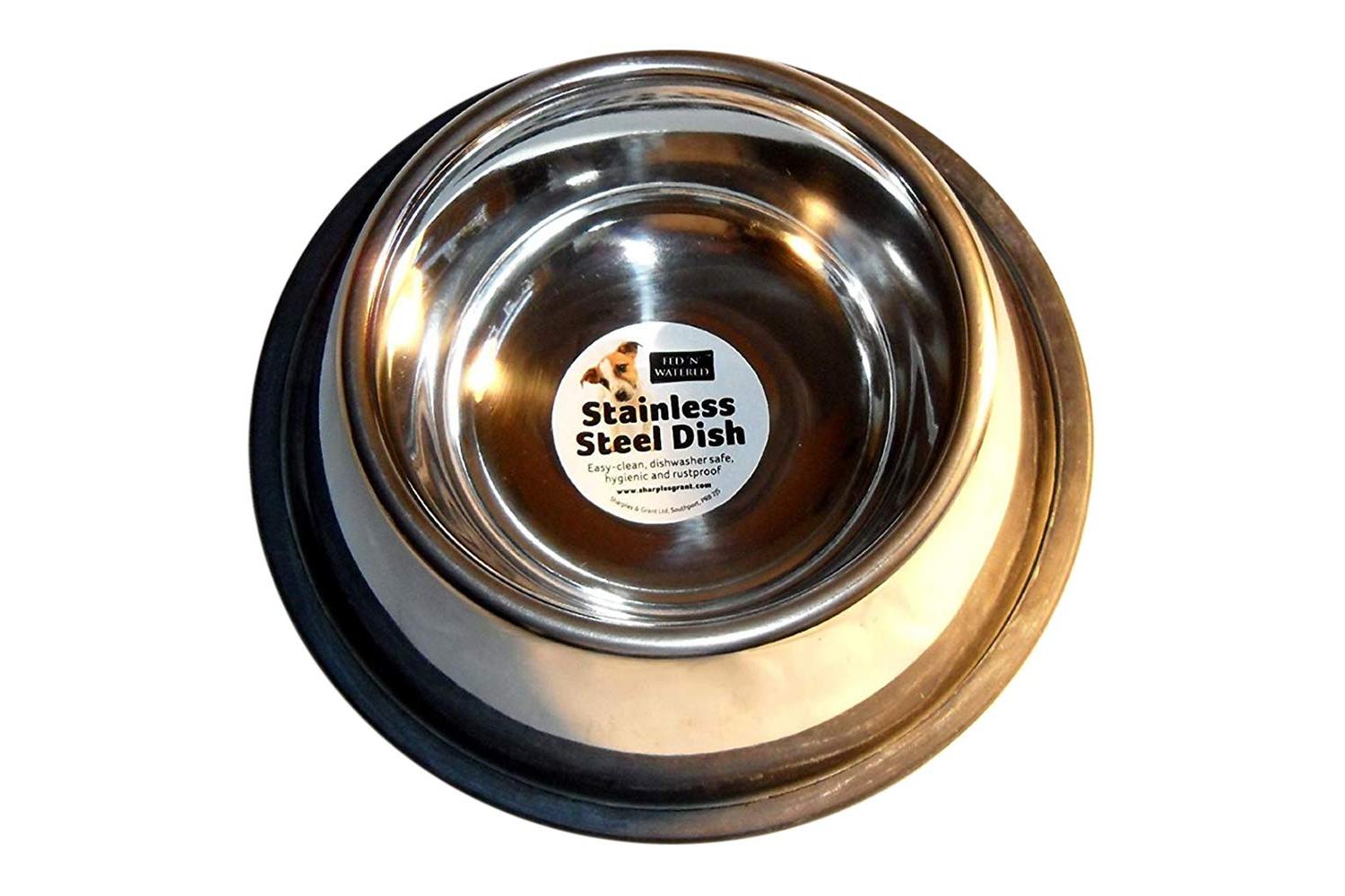 Fed'n'water Bp-567756 - S/steel Spaniel Bowl - 25cm